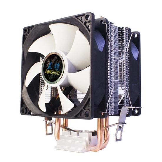 Ventilateur Pc Rvb, Ventilateur De Refroidissement D'Ordinateur De Bureau Silencieux Et Élégant