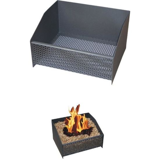 Tiroir panier brûleur à pellets pour cheminées et poêles à granulés, 40 x  23 x 20 cm [454] - Cdiscount Bricolage