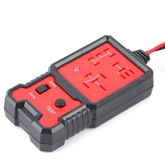 Testeur De Relais Automobile Numérique 12V/24V - Écran LCD - Compatible Voitures, Camions, Motos