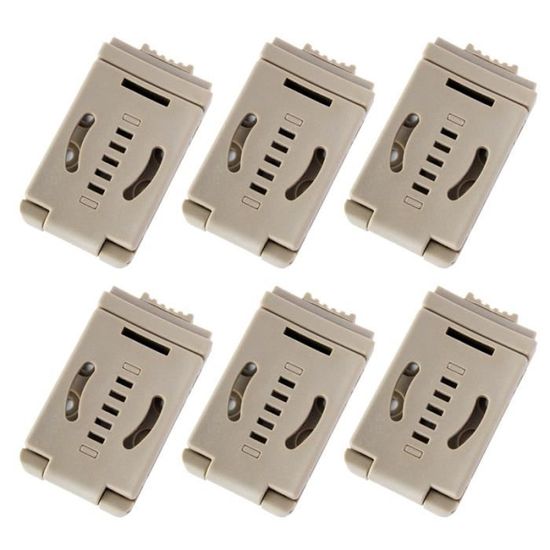 Sangles En Nylon De 4,8 M Avec 6 Boucles En Plastique Et 12