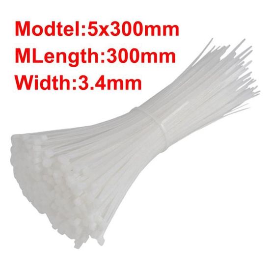 RGBZONE Lot De 120 Clips De Câble De Type R Noirs De 1,9 Cm Avec Vis, Clips En Nylon Et Plastique Pour Gestion Des Câbles électriques D'intérieur Et D'extérieur (10,4 Mm, 3/8