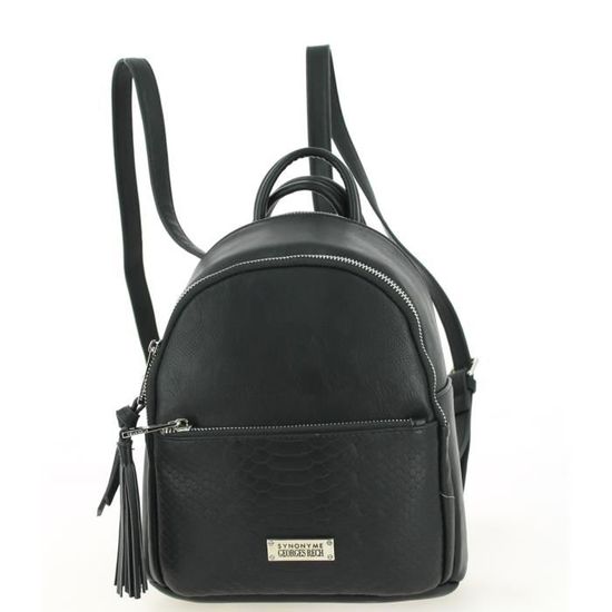 Sac a dos Georges Rech Synonyme Noir 22 0 L x 24 0 H x 12 0 E cm Cdiscount Bagagerie Maroquinerie