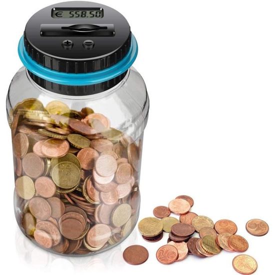 Boîte D'épargne Tirelire Chat Boîte Monnaie Epargne Rangement Banque Pièce  Penny Centime Automatique Plastique - Cdiscount Maison