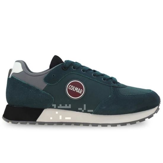 Chaussures Colmar Travis Authentic – Sneakers En Cuir/synthétique, Noir, Taille 9M, Neuves