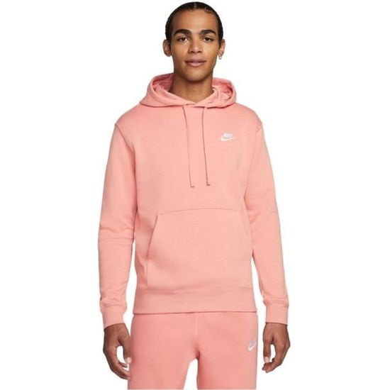 Sweat NIKE Club Rose - Homme/Adulte