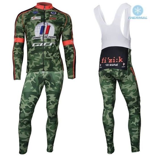 Maillot Cyclisme 2018 Armee De Terre Manches Longues N001 Maillot Cyclisme 2018 Armee De Terre Manches Longues N001