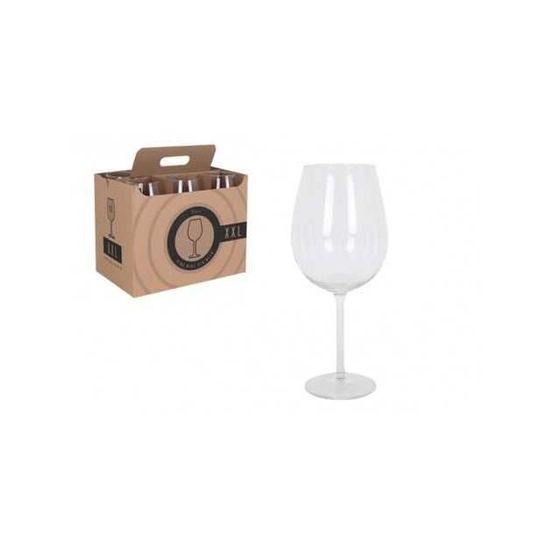 Verre à Vin Carré Optic 52 Cl ROYAL LEERDAM - Lot De 6, Effet Diamant Sophistiqué