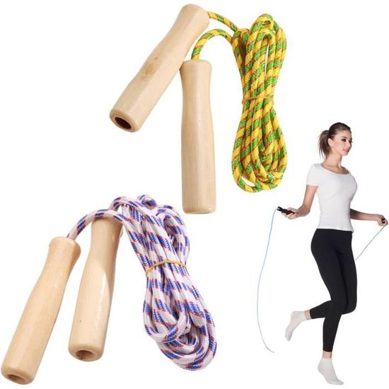 Lot De 10 Cordes à Sauter Enfants - Plastique Réglable - Pour Fitness Et Jeux Extérieur - Couleurs Aléatoires