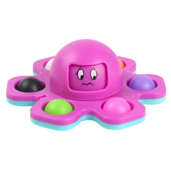 Jouet Fidget Clavier à Clics - Porte-clés Anti-stress, 4 Touches Colorées, ABS, Pour Se Concentrer Ou Se Détendre