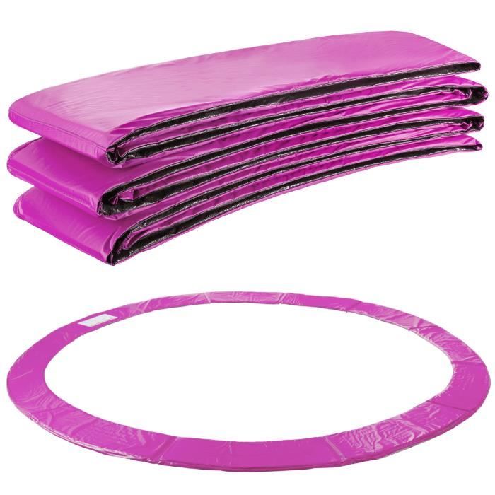 Arebos Coussin de protection des ressorts pour trampoline 457cm pourpre