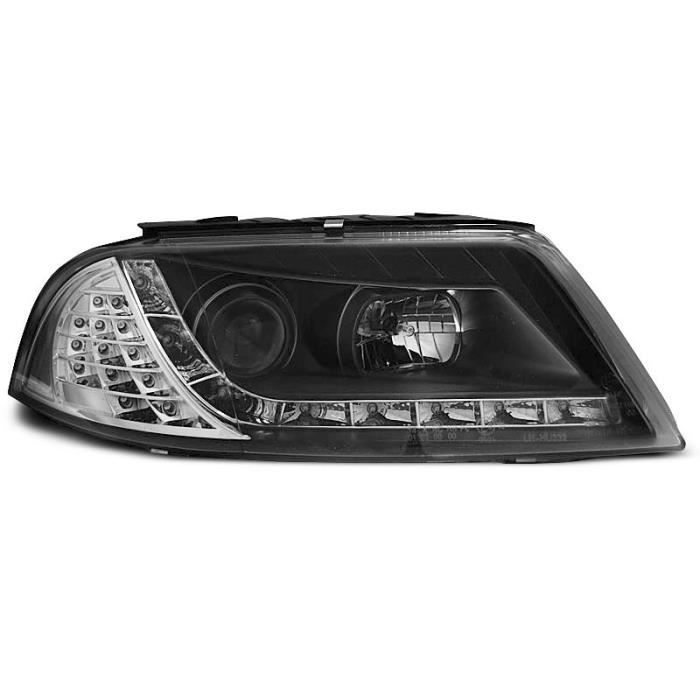 Paire de feux phares VW Passat 3BG 00-05 Daylight led noir cligno led (WC8)