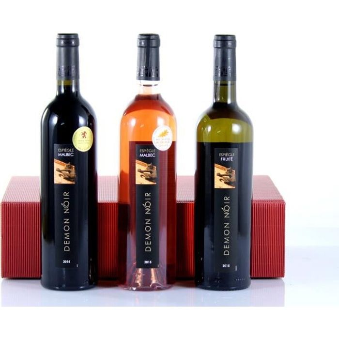 Coffret Cadeau Vin Démon Noir