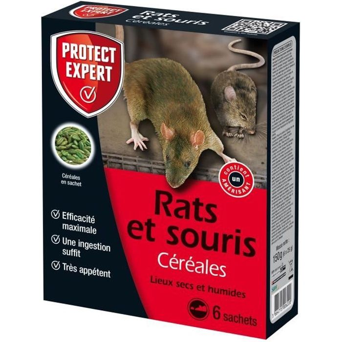 Protect Expert DIF150 Rats - Céréales 150 g Pex