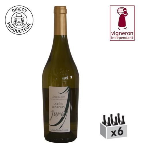 AOC Côtes du Jura - Savagnin Ouillé - 2016 - Caisse de 6 bouteilles