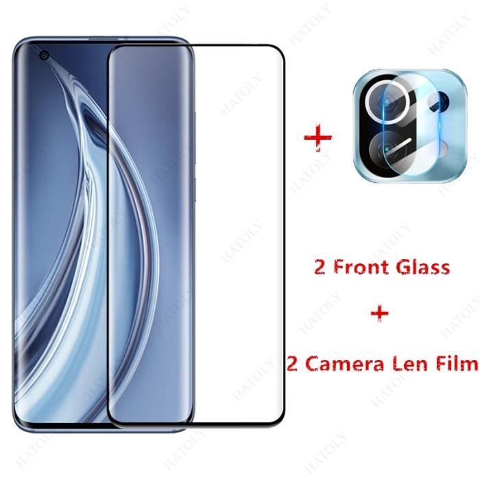 For Mi Note 10 2 Camera Len Film 2 pièces pour Xiaomi Mi 11 verre pour Xiaomi Mi 11 10 Pro Ultra Note 10 Lite Pro verre trempé tél