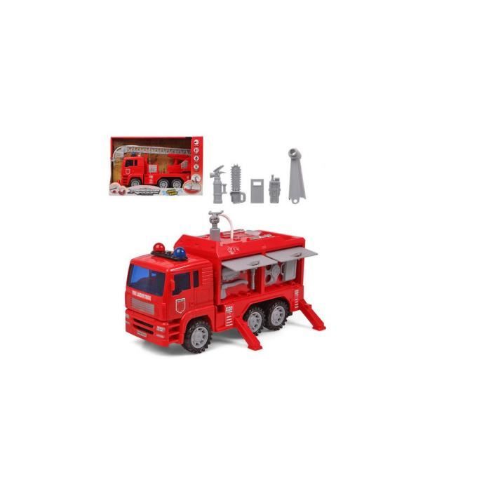 Camion de Pompiers Lumière Son Rouge 119220 - BigBuy Fun