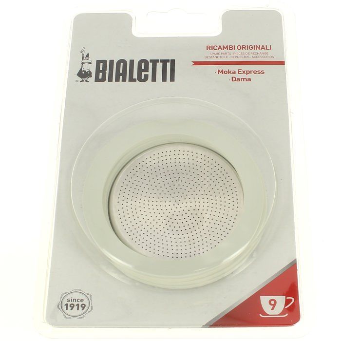 Filtre + 3 joints 9 tasses pour Cafetiere Bialetti - 3665392134220