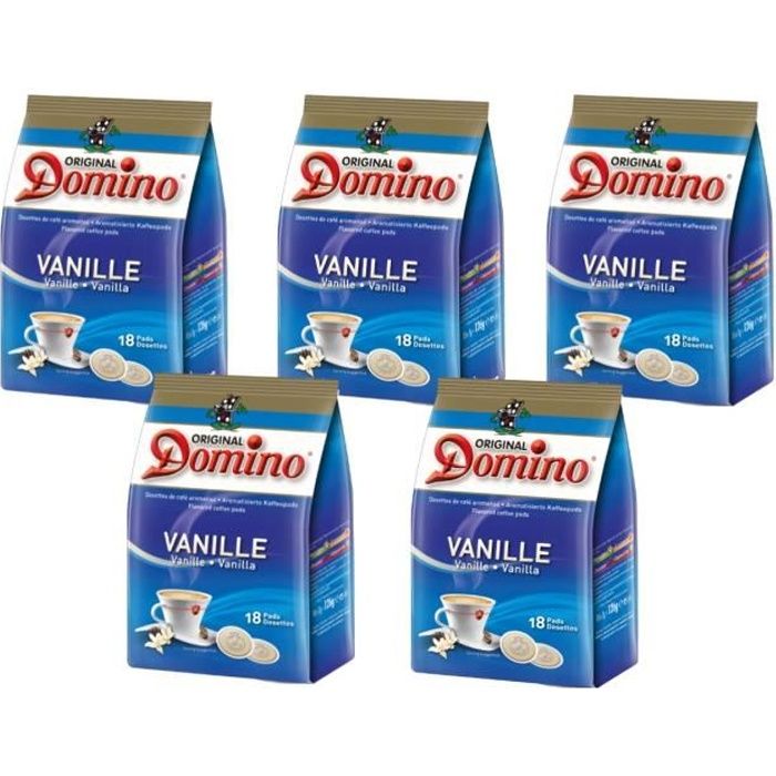 DOMINO Café Vanille 5x18 dosettes