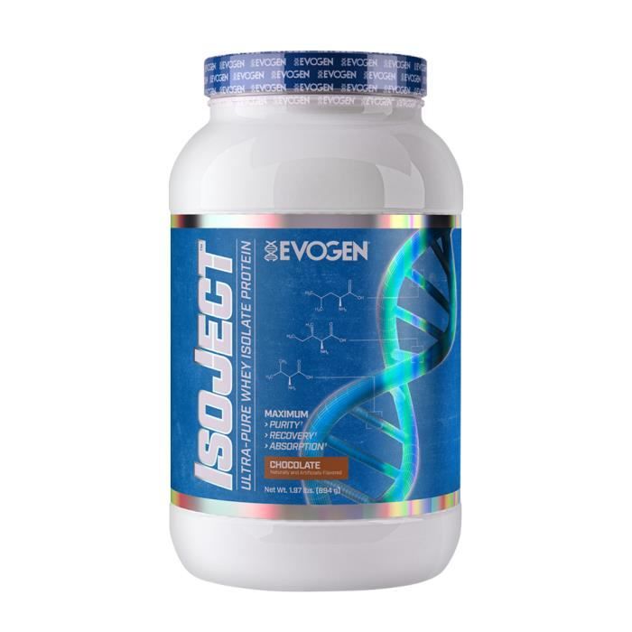 EVOGEN - IsoJect Whey Isolate 28 servings - Chocolat