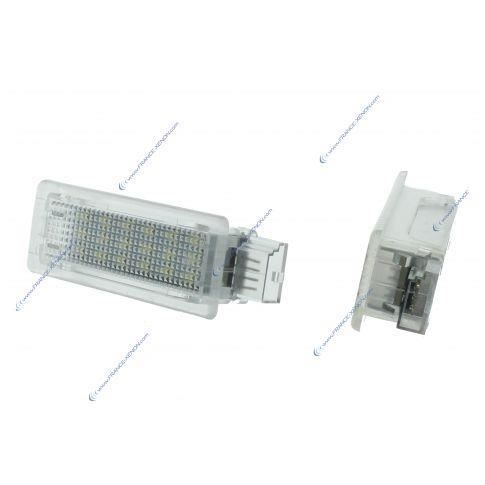 Pack 2 modules d'éclairage de portes LED BMW F01 F02 F03 F04 F07 F10 F11 F20 F30 - BLANC 6000K