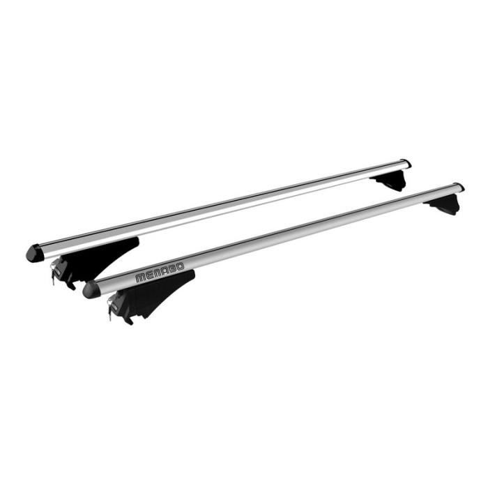 Barres de toit Aluminium pour Opel Grandland X dès 2017 - avec Barres Longitudinales