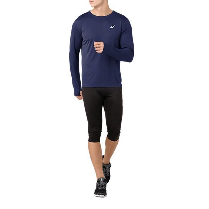 Asics Hommes Silver Manche Longue Top De Running