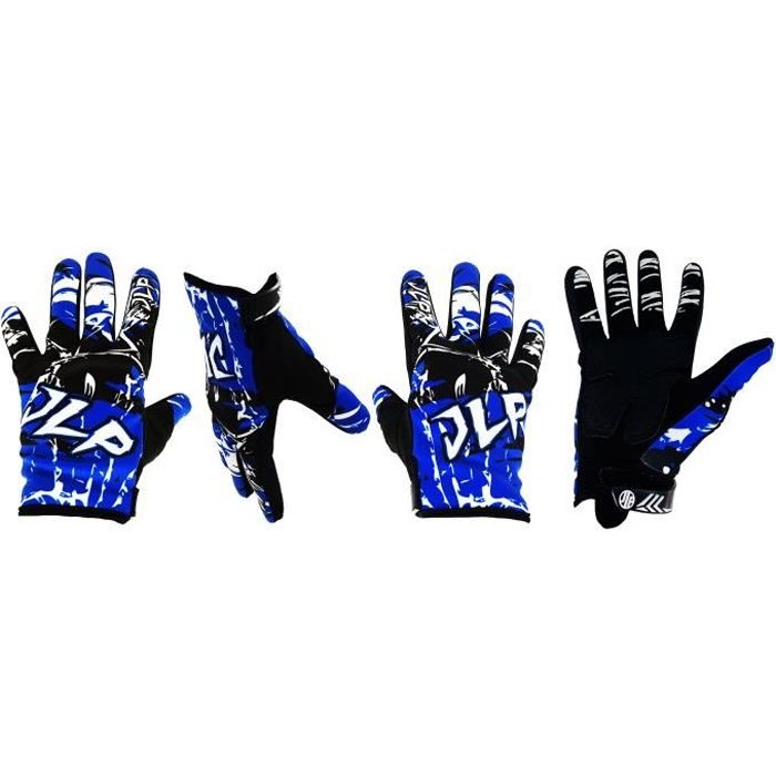 GANTS ENFANT MOTO CROSS QUAD VTT BMX ENFANT BLEU JLP RACING