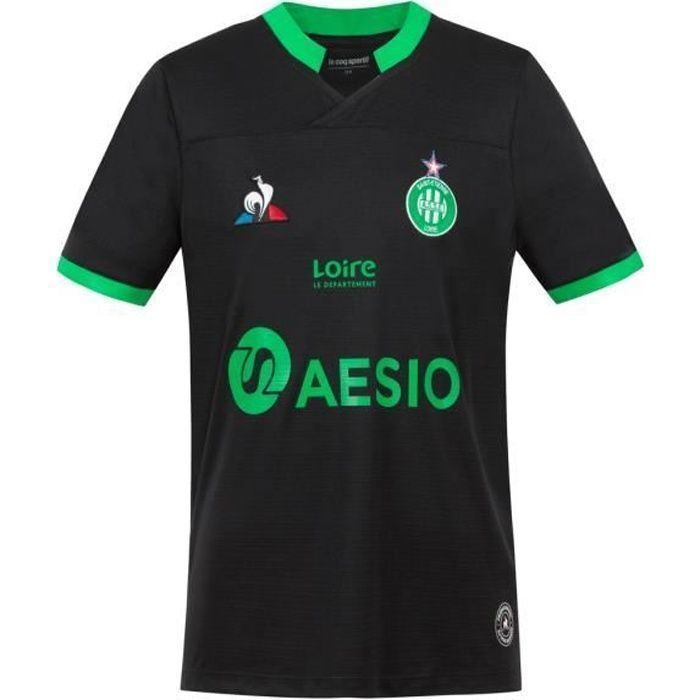Maillot enfant third replica AS Saint-Etienne - noir - 4 ans
