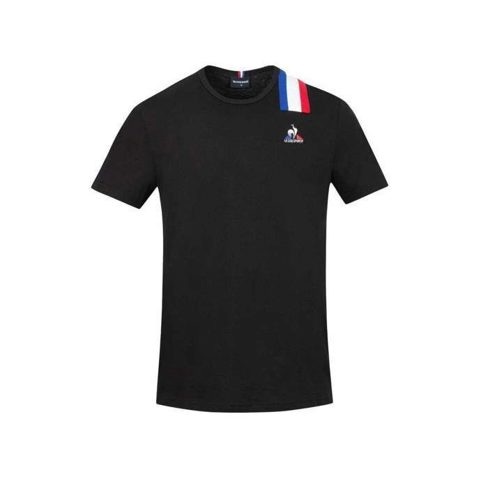 T-shirt Le Coq Sportif Tricolore - black - M