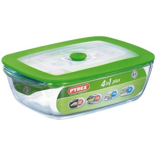 Plat rectangulaire 4 en 1 Plus avec couvercle 2.6L