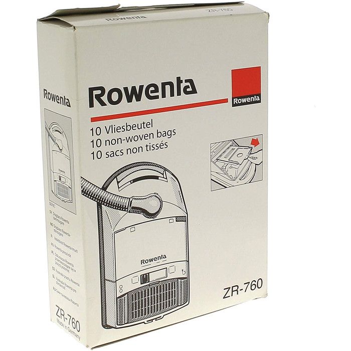 Boite de 10 sacs pour Aspirateur ROWENTA