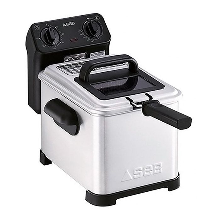 Seb Friteuse 4l 2400w inox/noir - fr506d00
