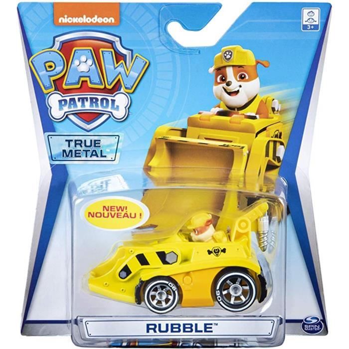Figurine Paw Patrol True Metal Modèle Rubble