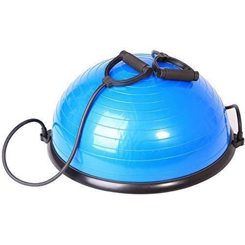 Sportplus SP-GB-001_One size - COMMUTATEUR KVM - half balL/lalance trainer avec cordons, 60 cm, utilisable des deux cotés, go-sP -