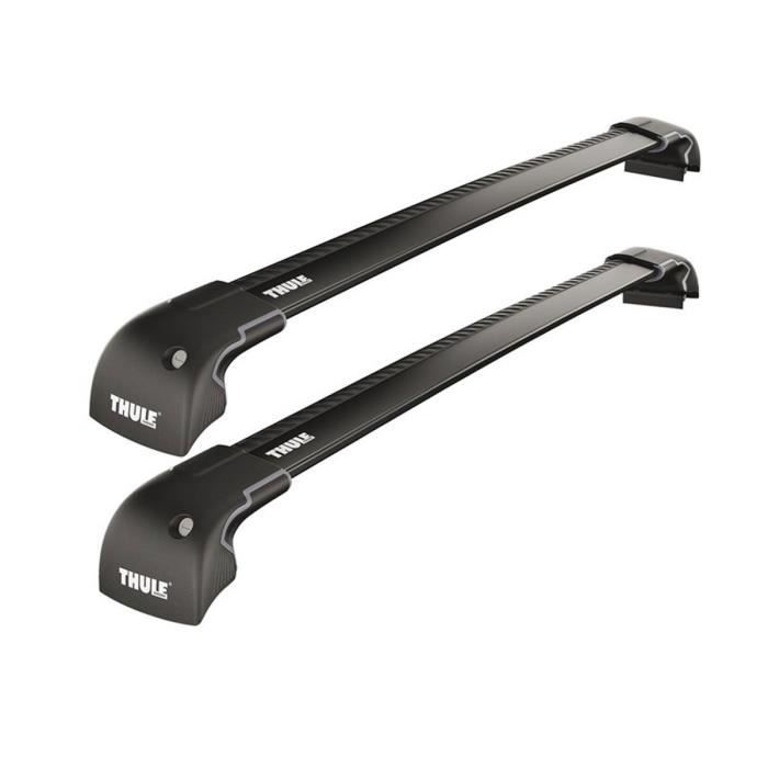 THULE 9592B Jeu WingBar Edge (Fixpoint) Aluminium Noir