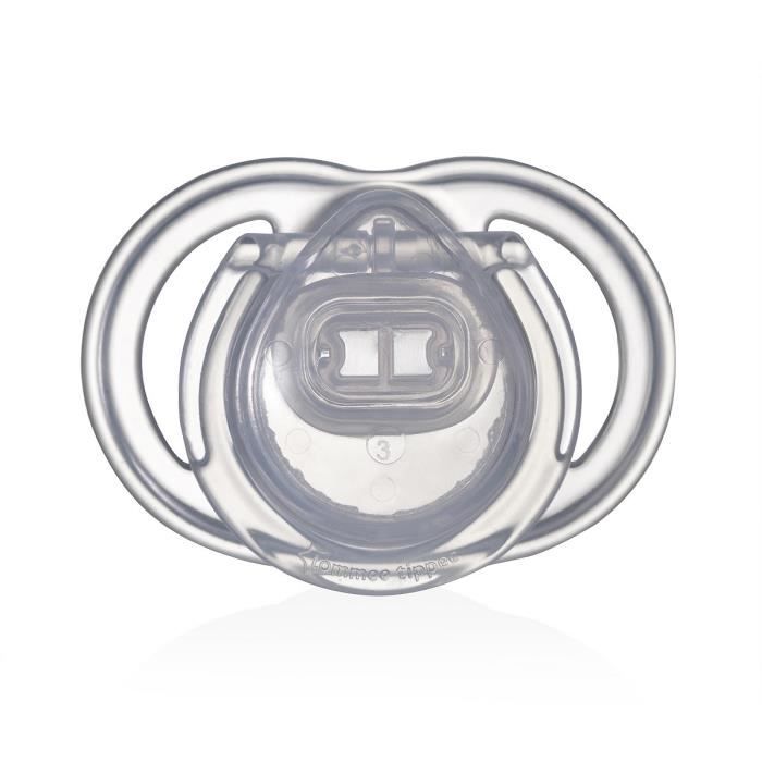 TOMMEE TIPPEE Sucettes 0-2MOIS Newborn - transparent