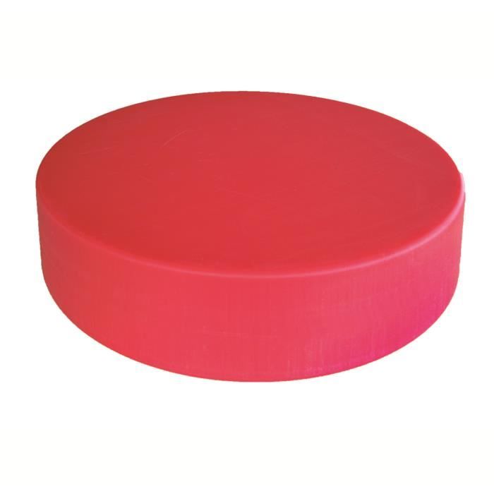 Billot rond épais de découpe rouge - 45 cm