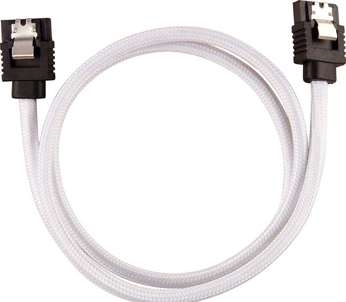 POPPSTAR Lot De 6 Câbles SATA III 0,5m - 90° Coudé Droit - 6 Gbit/s - Bleu - HDD SSD
