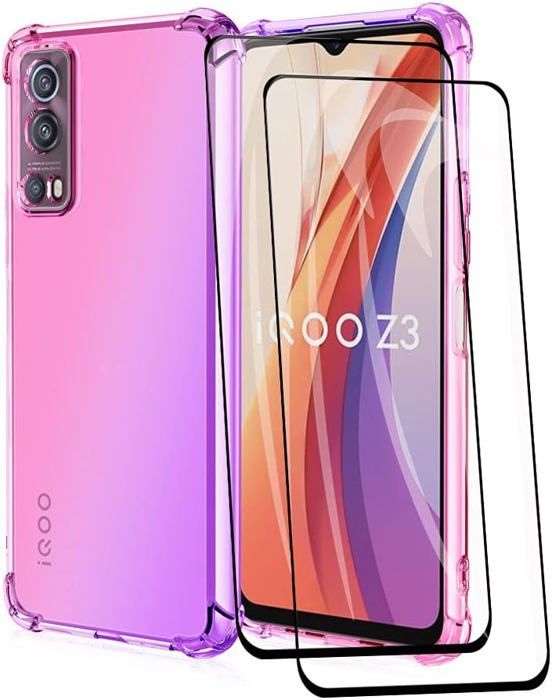 BORYA Silicone Coque Pour Vivo Y72 5G/Vivo Y52 5G