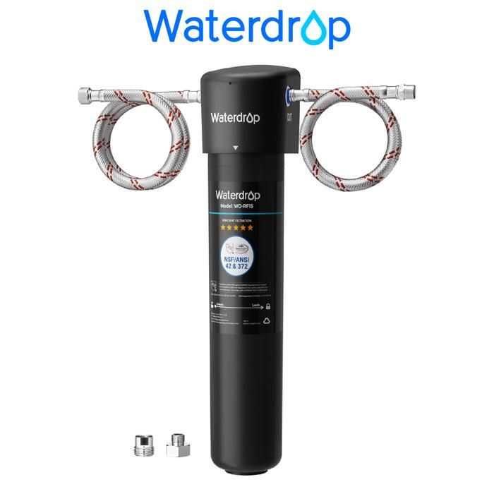 Waterdrop 15UA Système de Filtre à Eau sous le Comptoir Connexion Directe au Robinet de Cuisine
