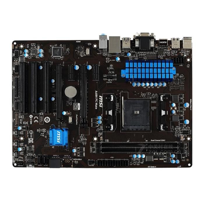 Carte mère MSI A68H PC MATE AMD A68H Socket FM1 2xDDR3 SDRAM 32 Go ATX - Msi