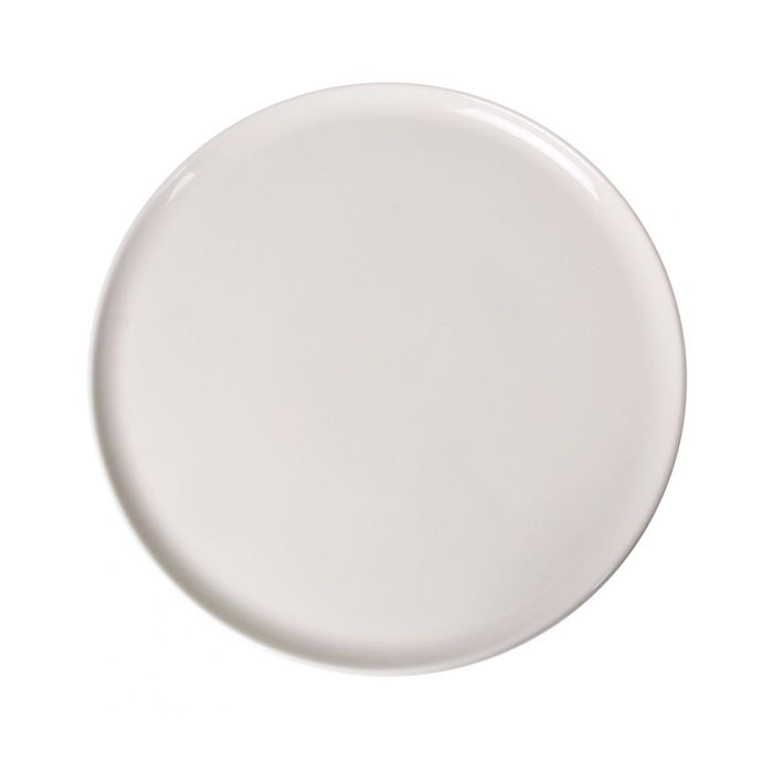 Lot de 12 assiettes plates rondes en porcelaine blanche D 23 cm Olympia Lot de 12 assiettes plates rondes en porcelaine blanche D 23 cm Olympia