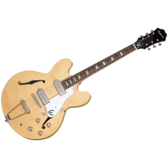 Epiphone Casino Natural : La Guitare Hollow Body Légendaire pour un Son Rock'n'Roll Authentique – À Découvrir Absolument