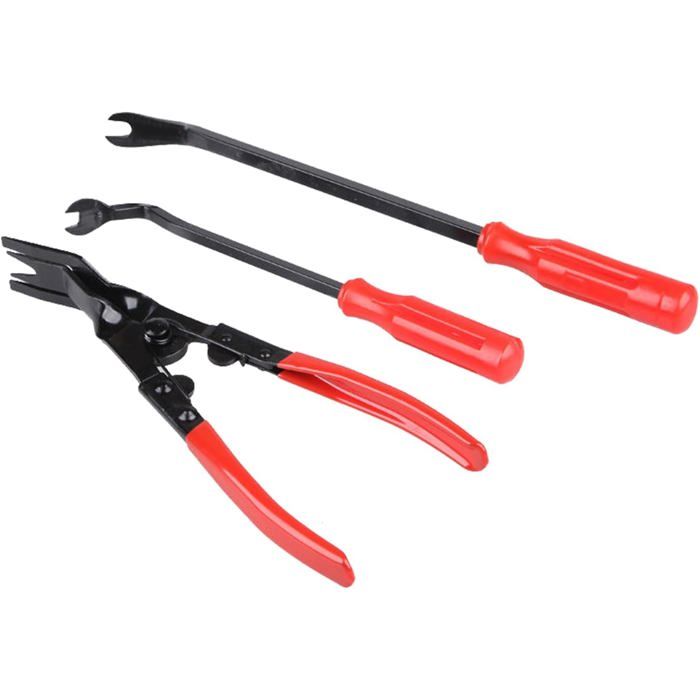 Outil De Démontage Panneaux Voiture – Pince à Clips Professionnelle, 20 Cm, Acier Et Plastique, Pour Garnitures Intérieures