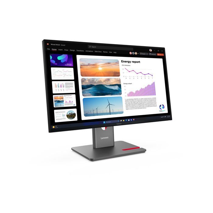Lenovo ThinkVision P24Q 40 écran plat de PC 60 5 cm 23.8 2560 x 1440 pixels Quad HD LCD Neuf - vue 10