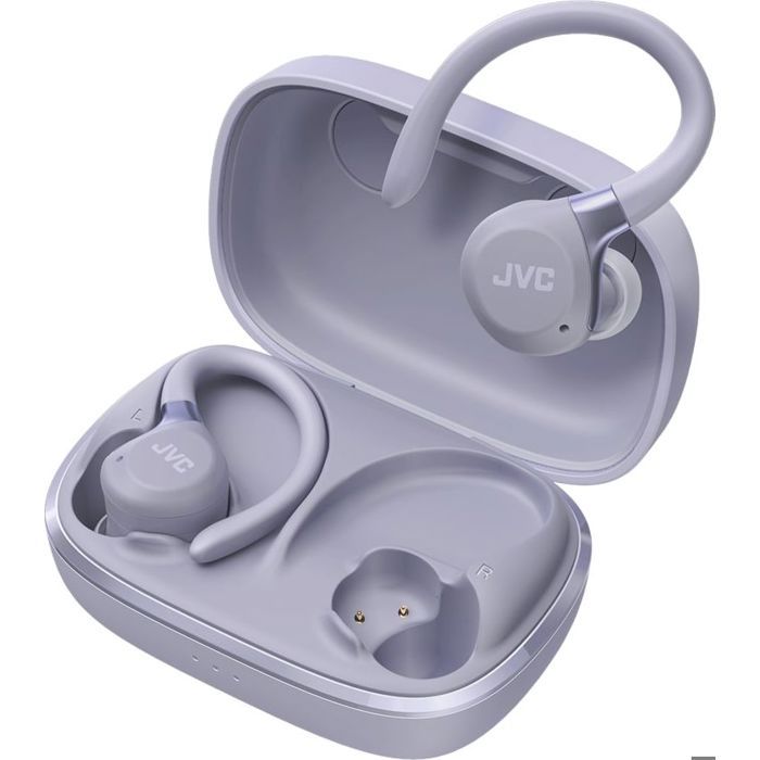 Fitness Series JVC HA EC75T B Écouteurs de Sport sans Fil avec Arceau réglable réduction Active du Bruit Mode ambiant IP57 40 Heures d'autonomie égaliseur App Faible Latence Microphone - vue 10