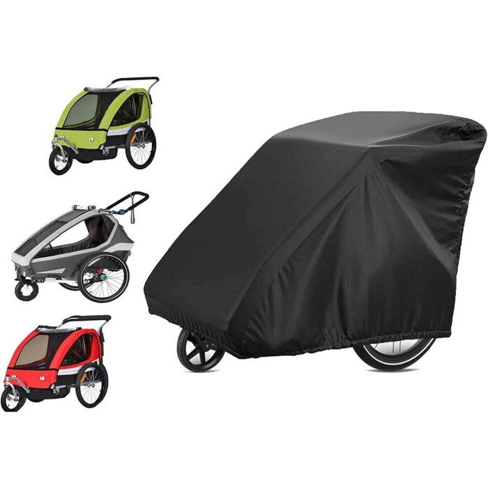 Housse pour remorque vélo - 140 x 84 x 100 cm - Housse imperméable - Tissu Oxford 420D - Enduction PU - Housse universelle -