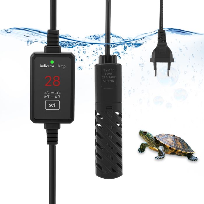 Comparer les prix de Chauffage Aquarium 100 W Aquarium Heater avec Protection Contre la Surchauffe et Affichage Numérique Chauffage dAppoint