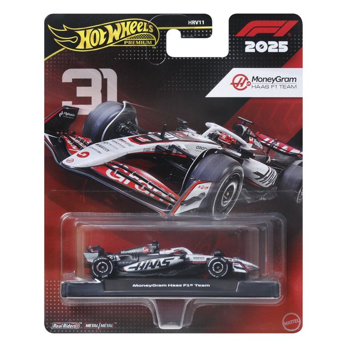 Véhicule Hot Wheels Formule 1 Premium – Carrosserie Métal, Échelle 1/64 - vue 3