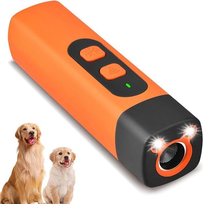 Anti-aboiement puissant à ultrasons pour chien avec lampe torche LED COLLIER ANTI-ABOIEMENT